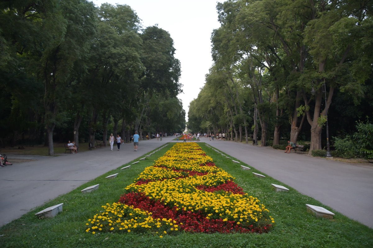 Allée du Jardin maritime de Varna